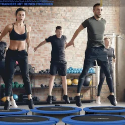 Physionics Fitness Trampolin 81 - 122 cm Schwarz / Blau Online