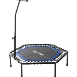 Gorilla Sports Fitness Trampolin mit Haltestange Schwarz / Orange Online