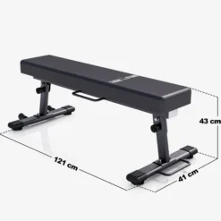 Gorilla Sports Flachbank klappbar Schwarz Online