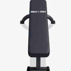 Gorilla Sports Flachbank massiv Schwarz New