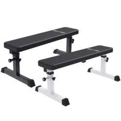 Gorilla Sports Flachbank verstellbar Schwarz