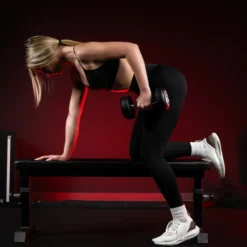 Gorilla Sports Flachbank verstellbar Schwarz