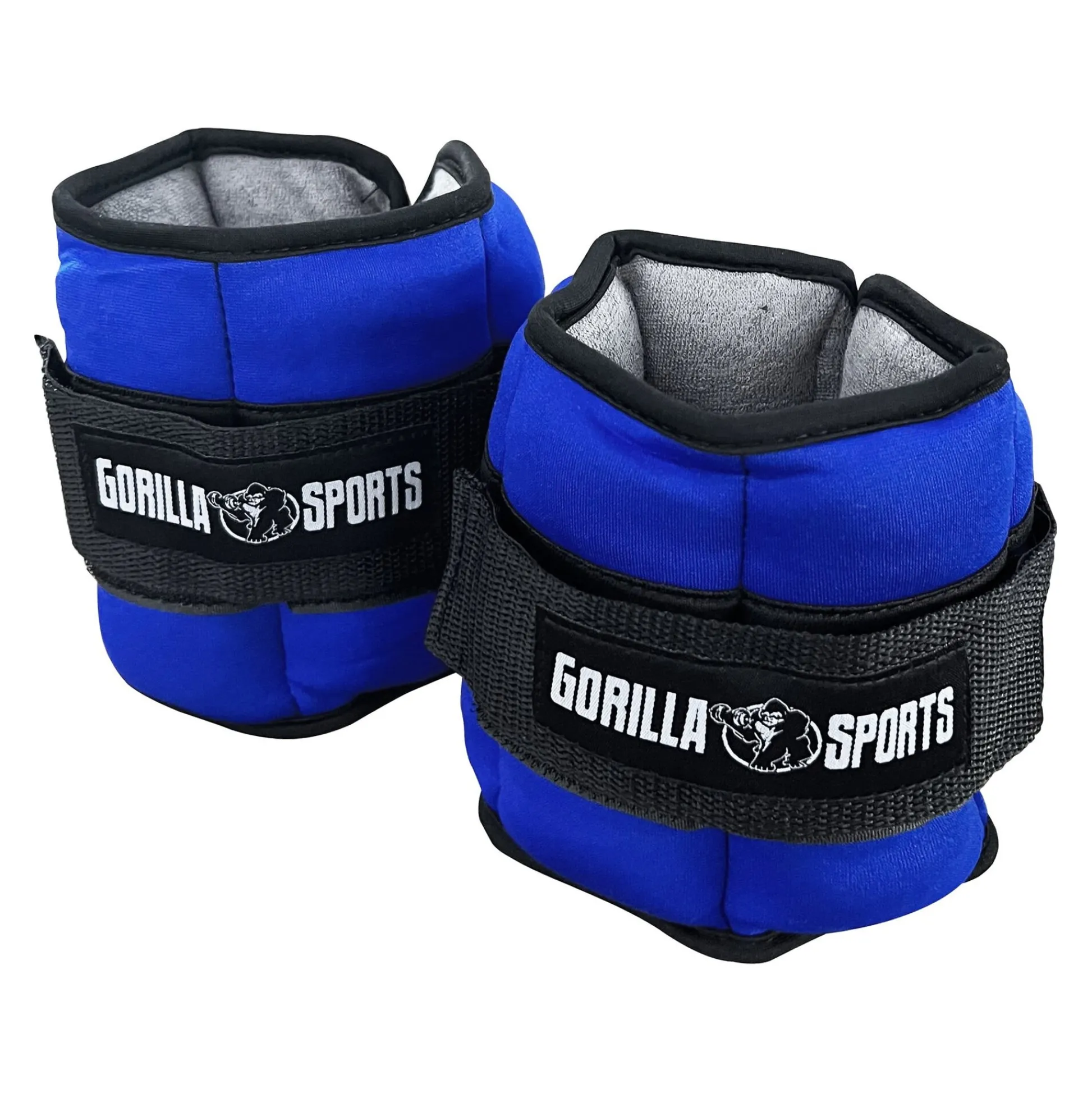 Gorilla Sports Gewichtsmanschetten Set verstellbar 0,45 - 2,25 kg Schwarz Discount