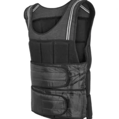 Gorilla Sports Gewichtsweste mit Klettverschluss und Reflektoren 10 - 18 kg Schwarz New