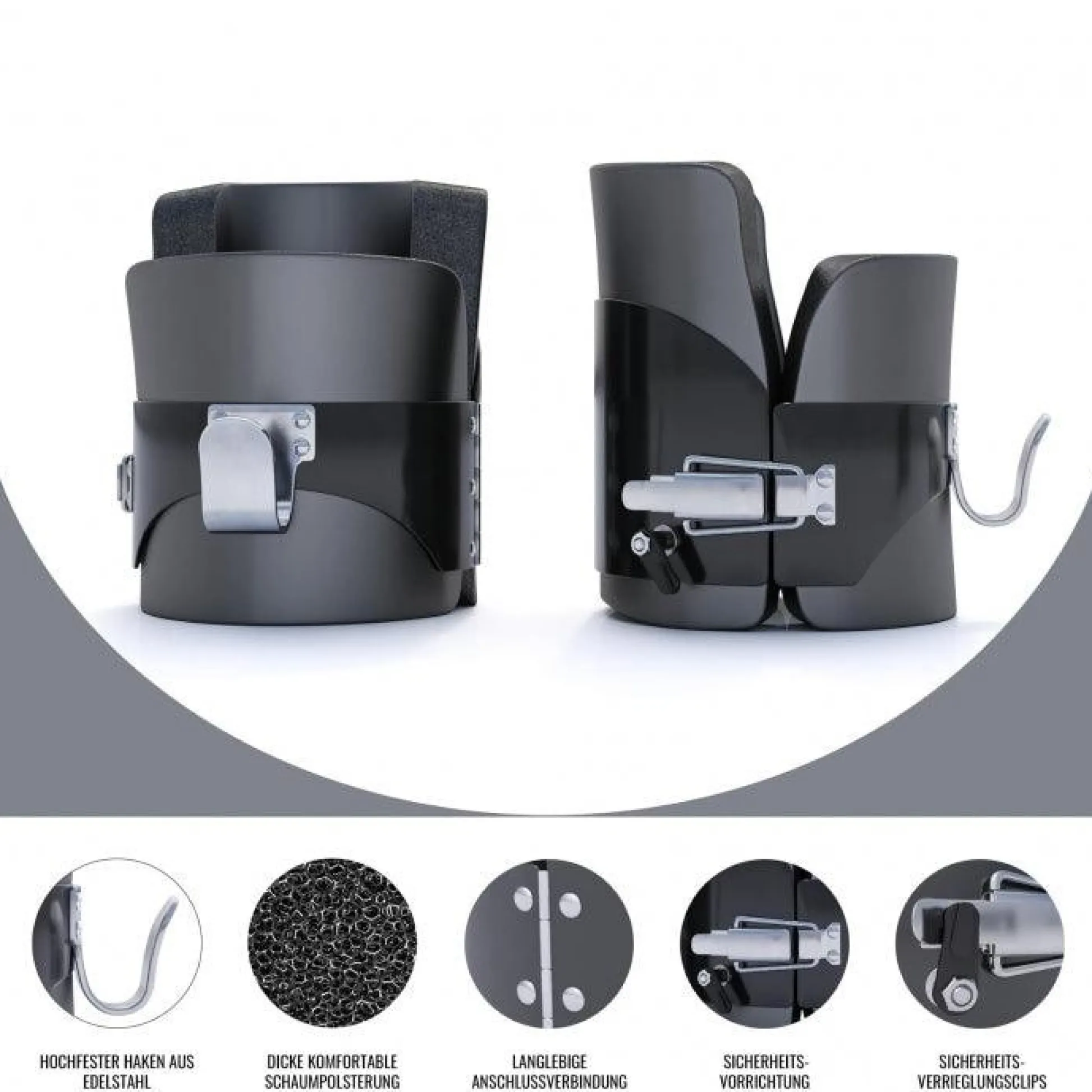 Gorilla Sports Gravity Boots Schwarz