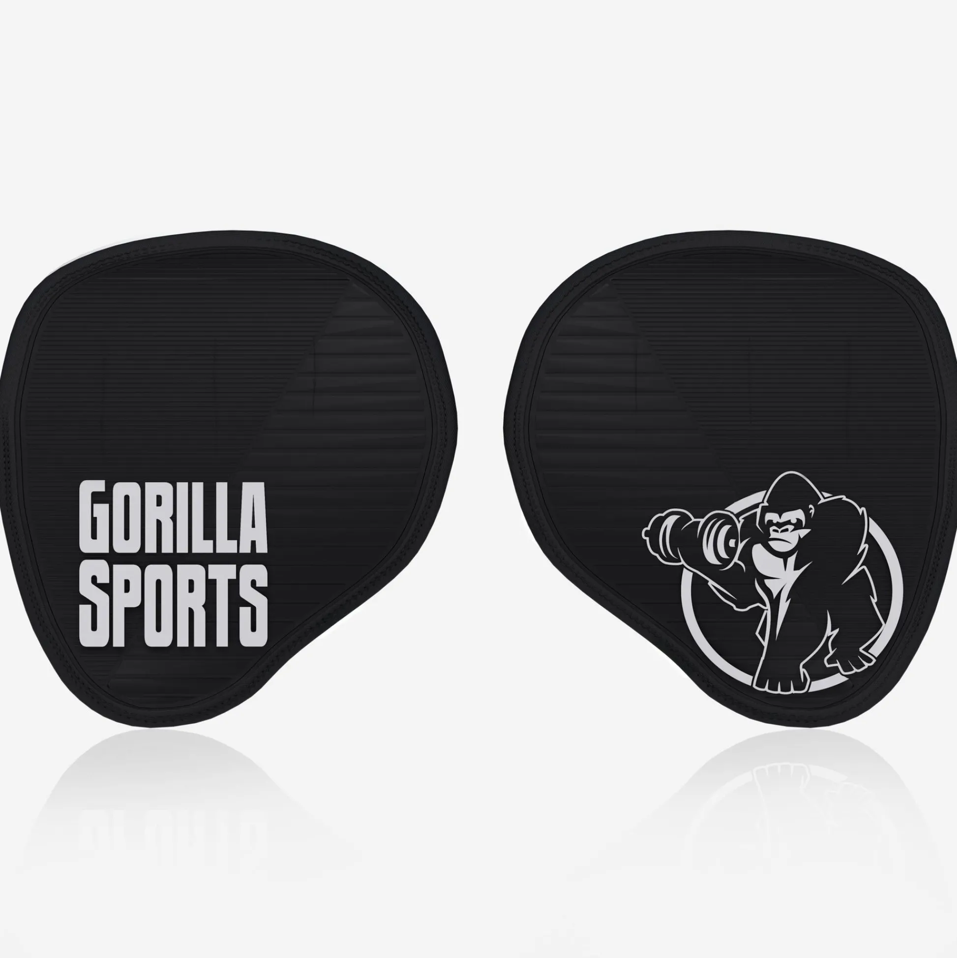 Gorilla Sports Griffpads 2er Set mit Silikon Schwarz Sale