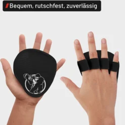 Gorilla Sports Griffpads 2er Set mit Silikon Schwarz Sale