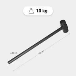 Gorilla Sports Gym Hammer aus Stahl 6 - 15 kg Grau Best