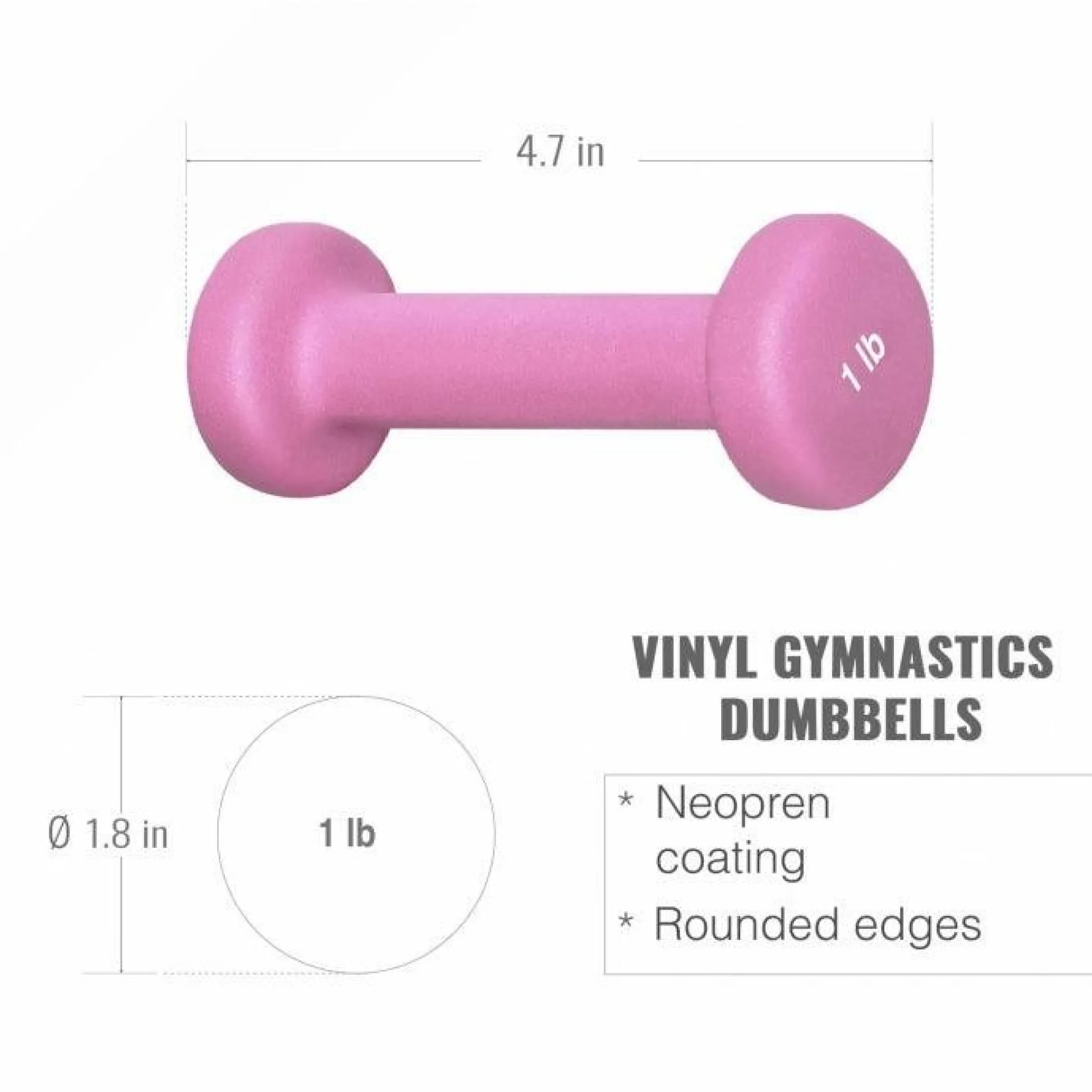 Gorilla Sports Gymnastikhanteln Neopren 2 x 1-10 Pfund (0,5 kg - 4,5 kg) Blau Online