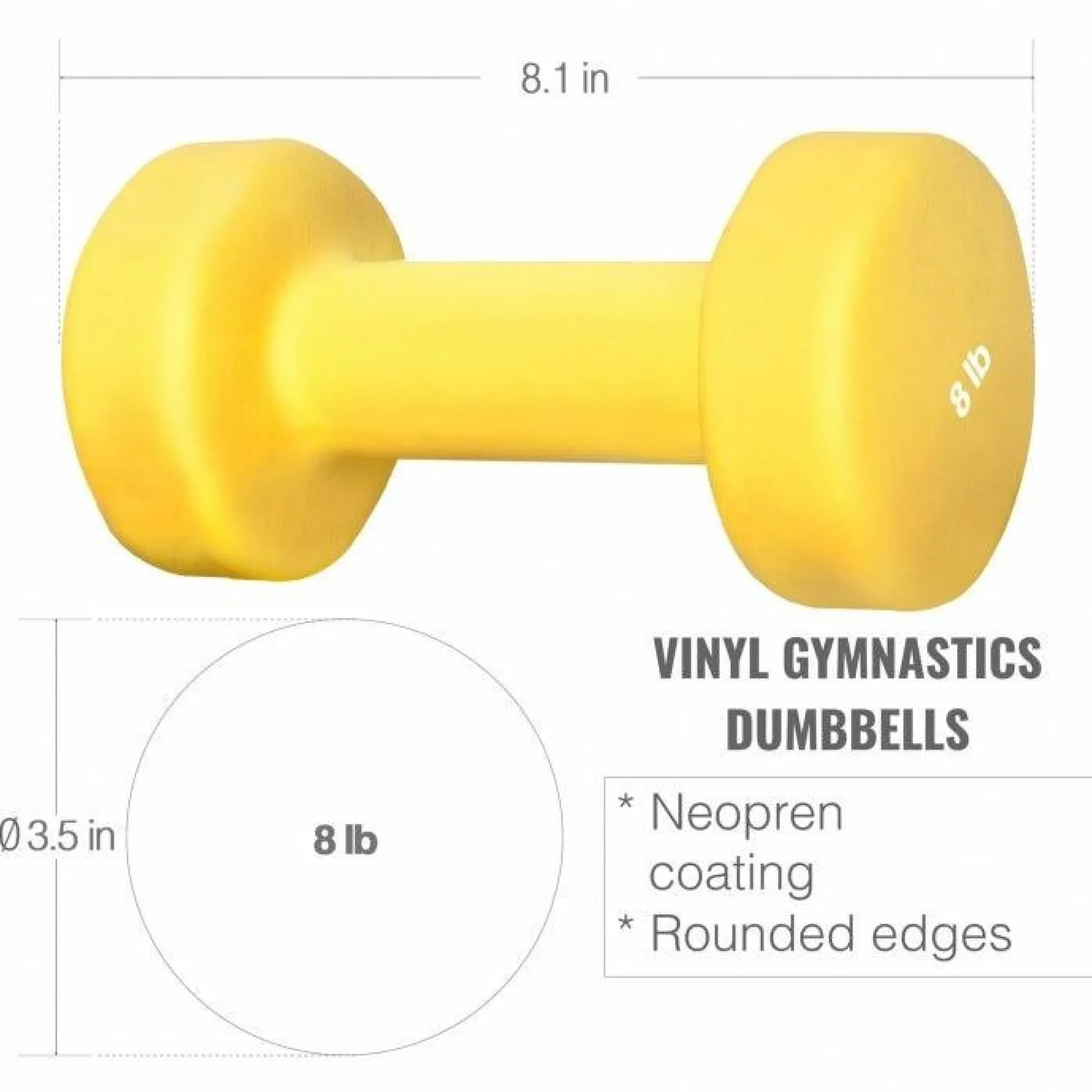 Gorilla Sports Gymnastikhanteln Neopren 2 x 1-10 Pfund (0,5 kg - 4,5 kg) Blau Online