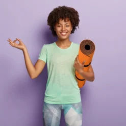 MOVIT Gymnastikmatte 190 x 100 cm in verschiedenen Farben Violett Hot