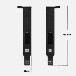 Gorilla Sports Handgelenk Bandage 2er Set 45 cm Schwarz New
