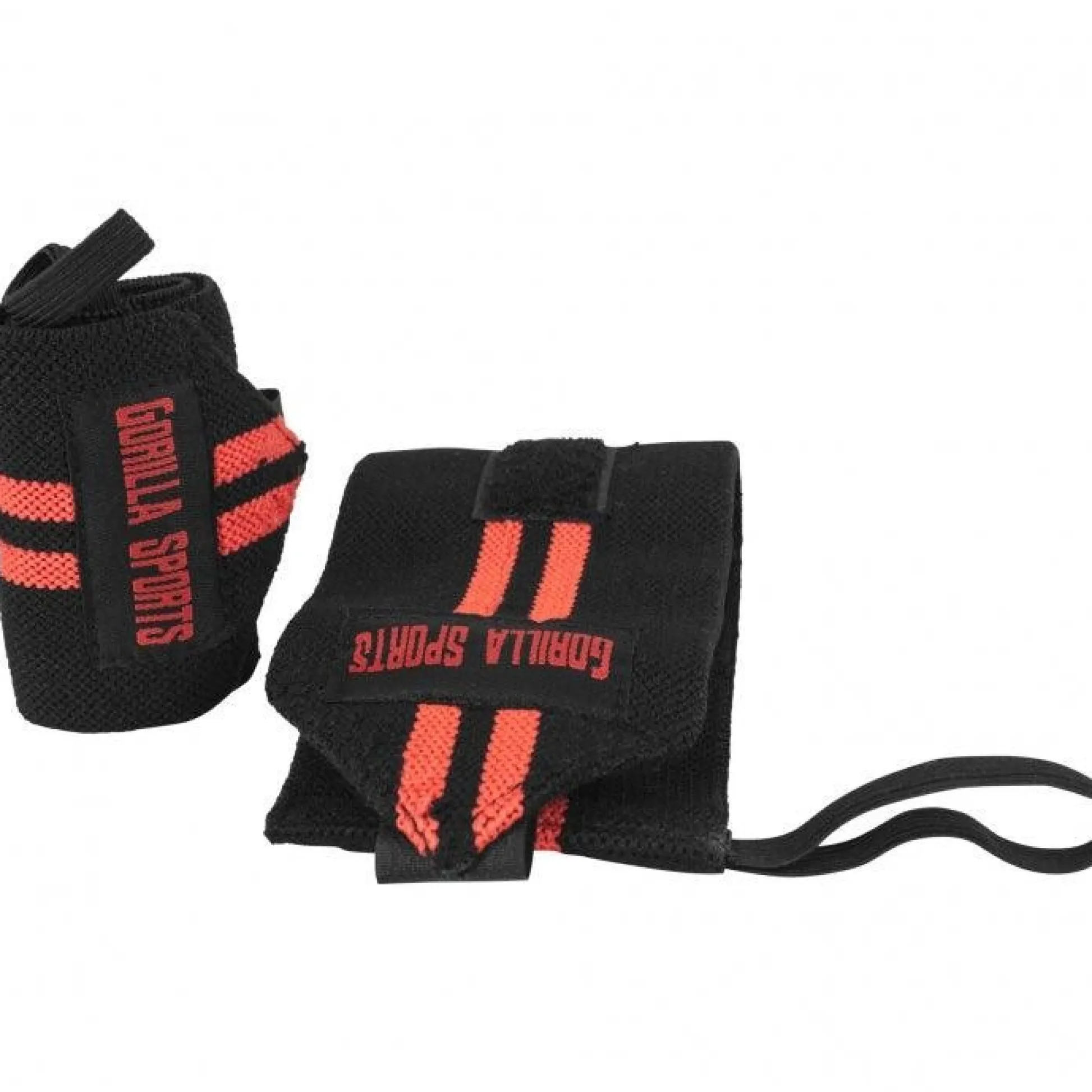 Gorilla Sports Handgelenkbandagen Schwarz / Rot Sale