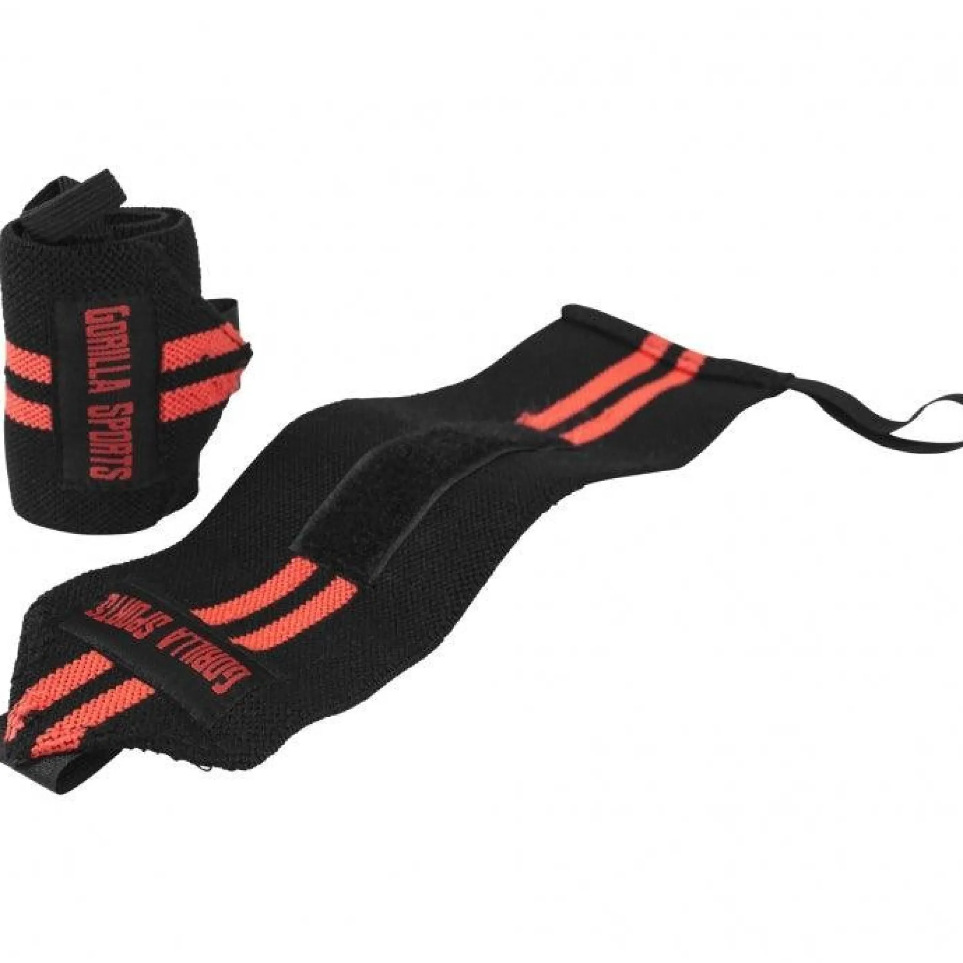 Gorilla Sports Handgelenkbandagen Schwarz / Rot Sale
