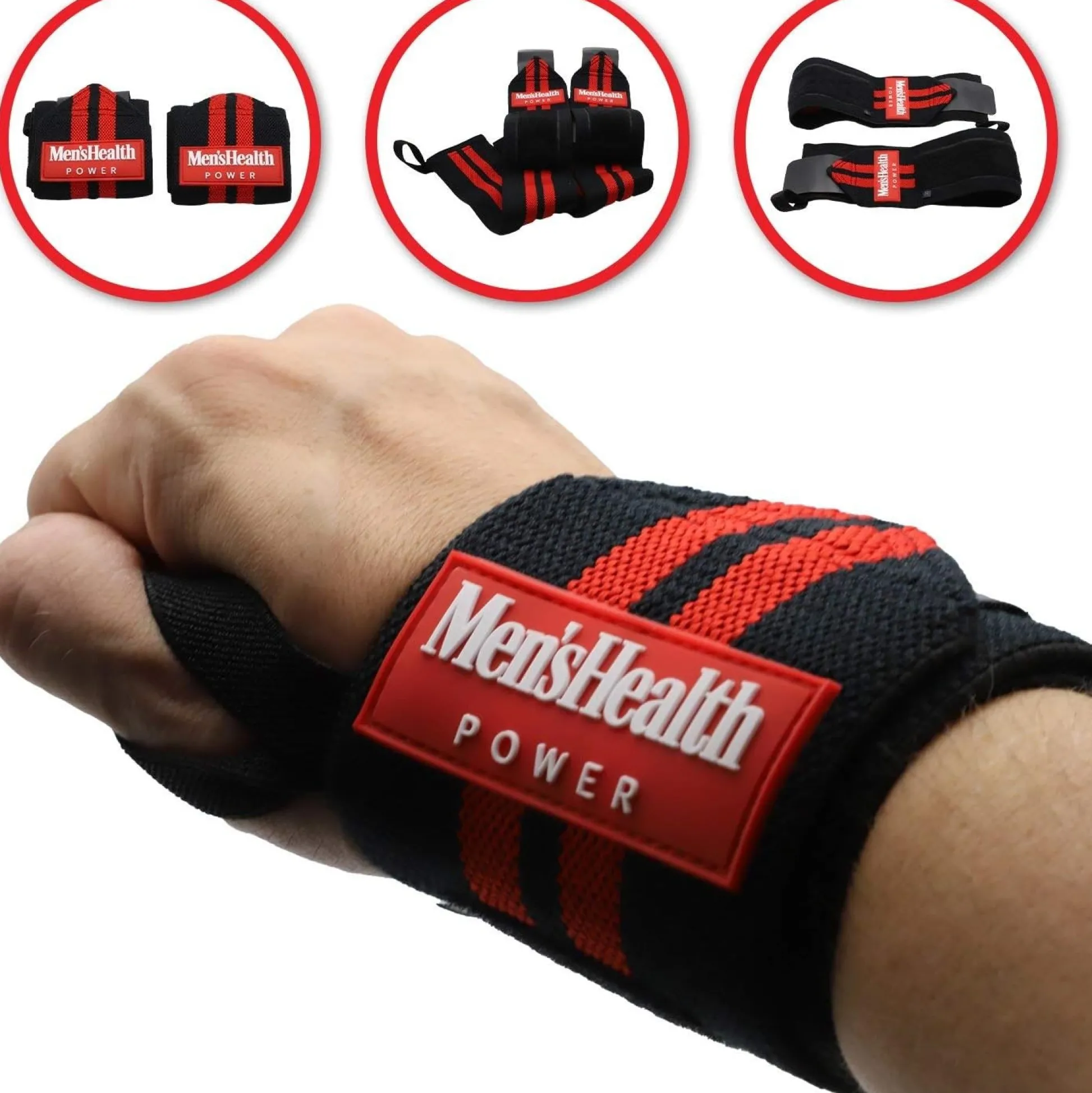 Lukadora Handgelenk Bandagen Schwarz/Rot New