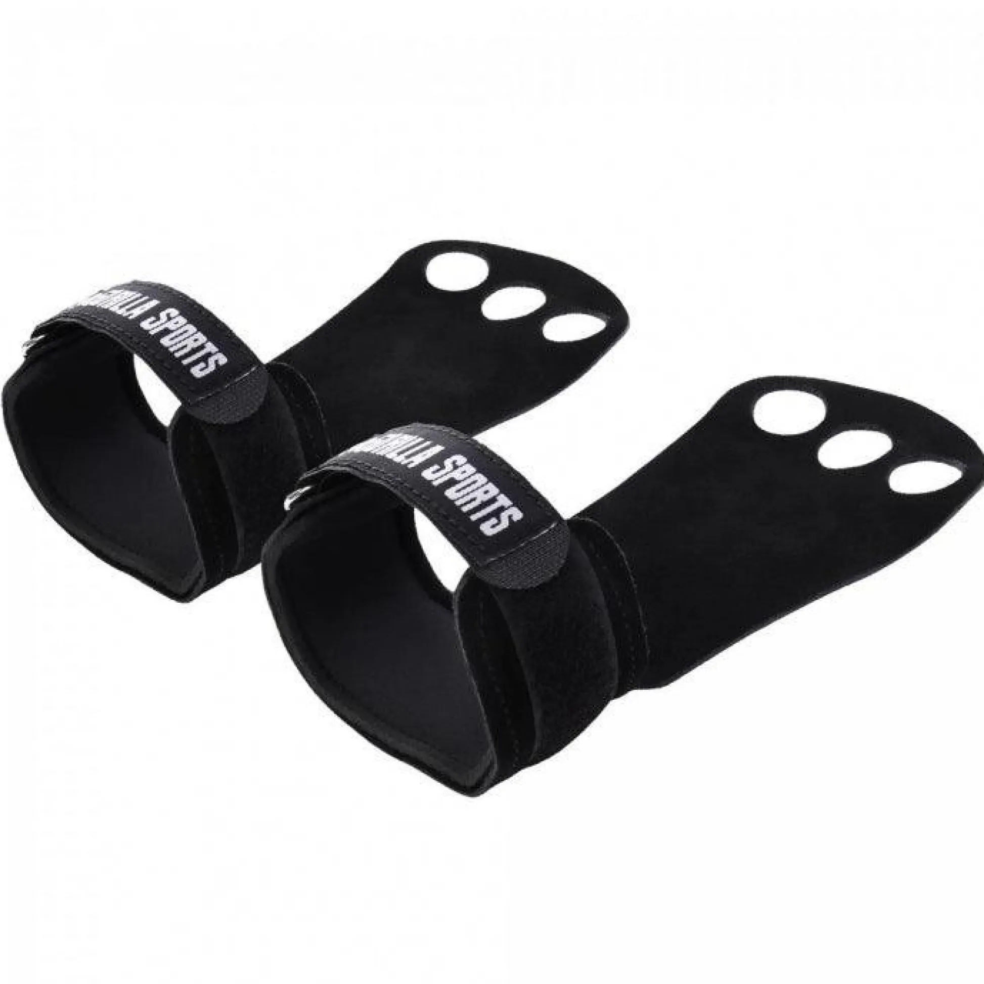 Gorilla Sports Hand Grips 2er Set S - L Schwarz Best