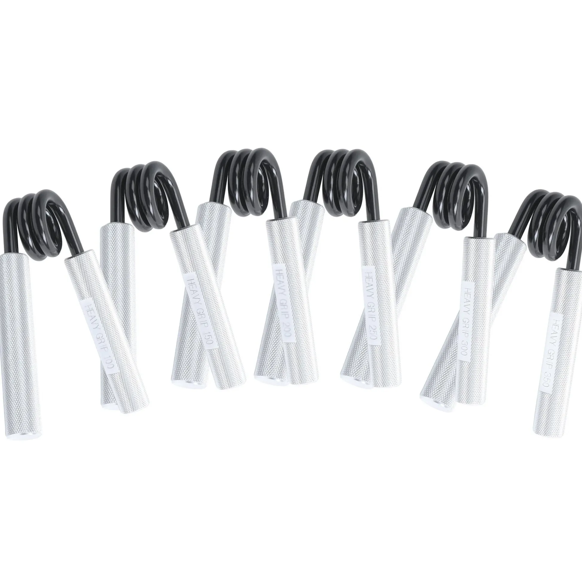 Gorilla Sports Handtrainer aus Aluminium 100 - 350 lbs Silber Online