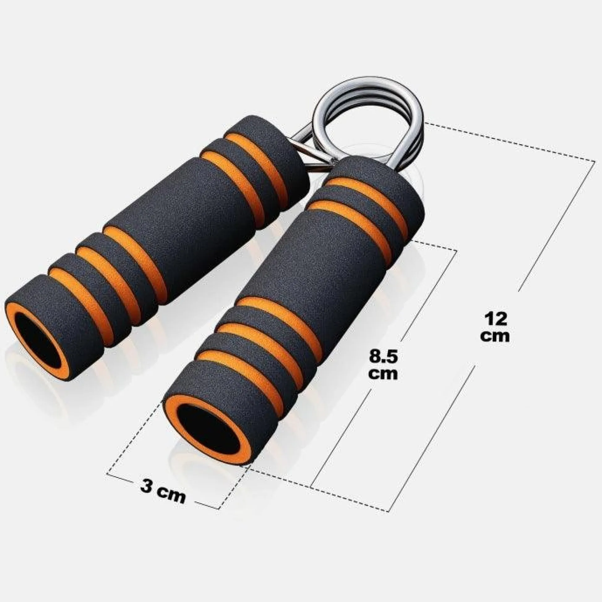 Gorilla Sports Handtrainer 2er Set 10 kg Schwarz / Orange Sale
