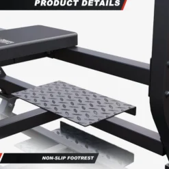 Gorilla Sports Hantelbank mit extra breiter Ablage Weiss Best