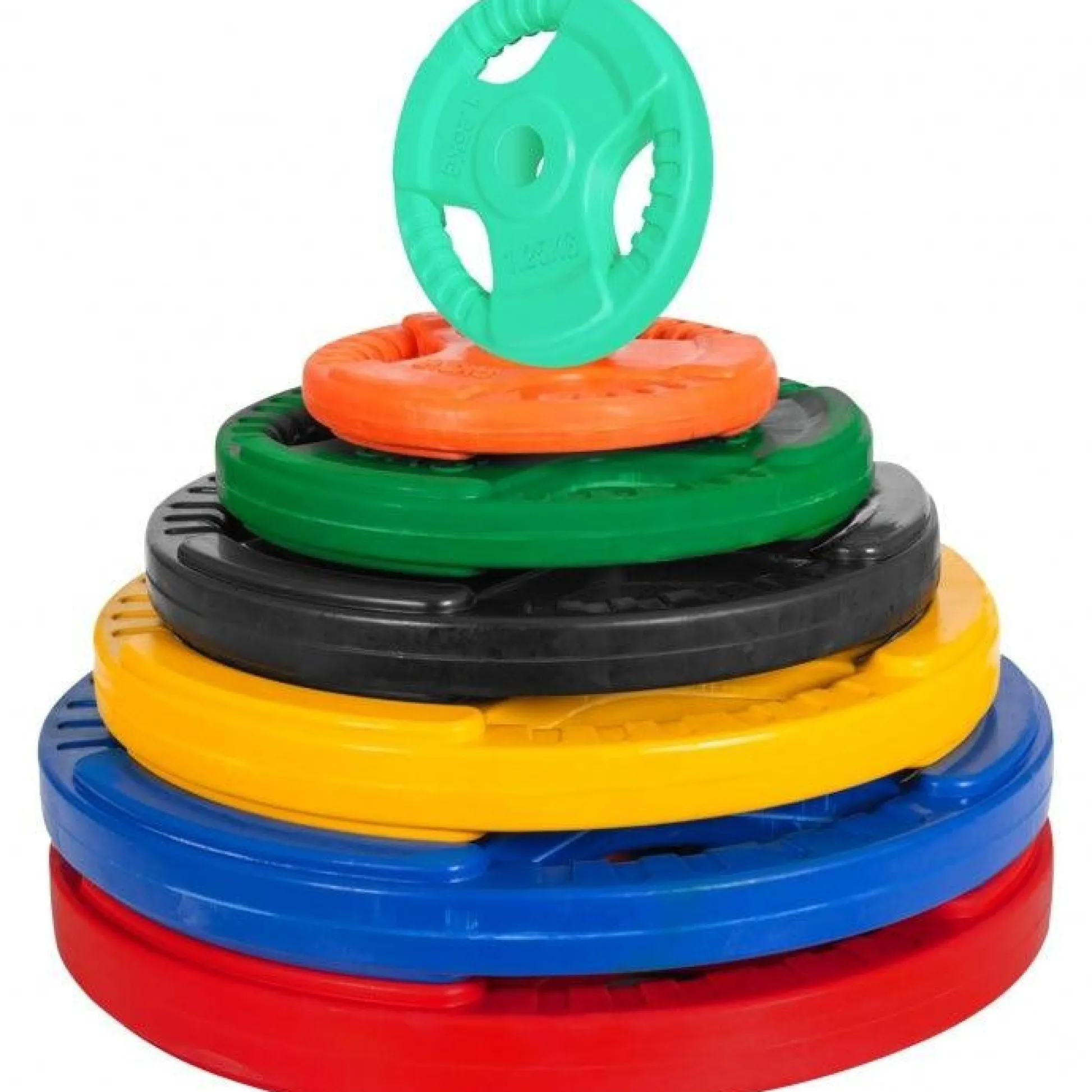 Gorilla Sports Hantelscheibe Gummi Gripper 1,25 - 25 kg Blau Best