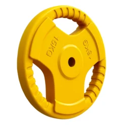 Gorilla Sports Hantelscheibe Gummi Gripper 1,25 - 25 kg Gelb Discount