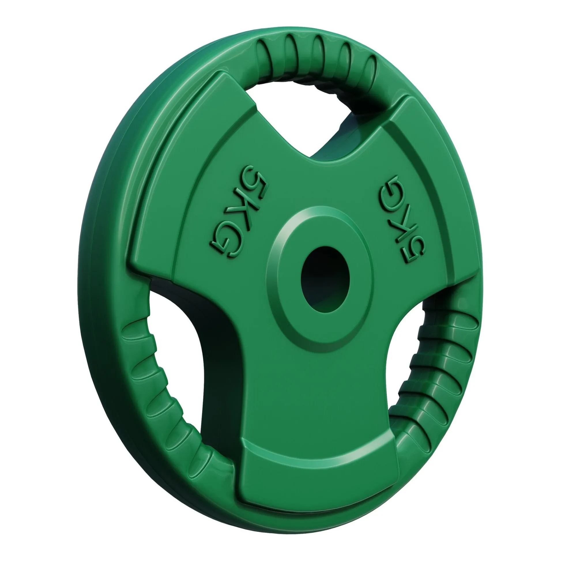 Gorilla Sports Hantelscheibe Gummi Gripper 1,25 - 25 kg Grün