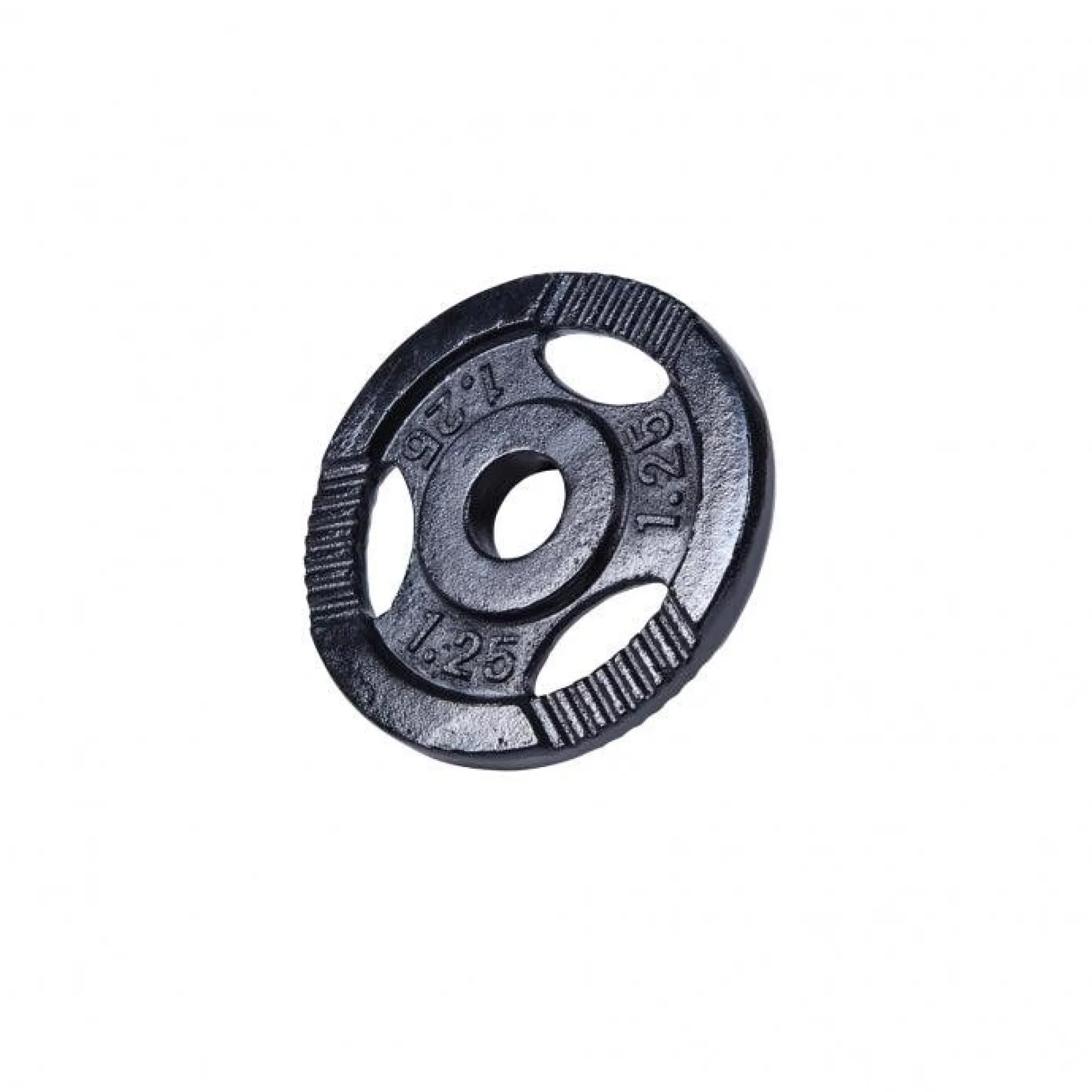 Gorilla Sports Hantelscheibe Gusseisen Gripper 0,5 - 20 kg Schwarz Outlet