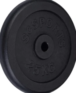 ScSports Hantelscheibe Gusseisen 20 - 120 kg Schwarz Online
