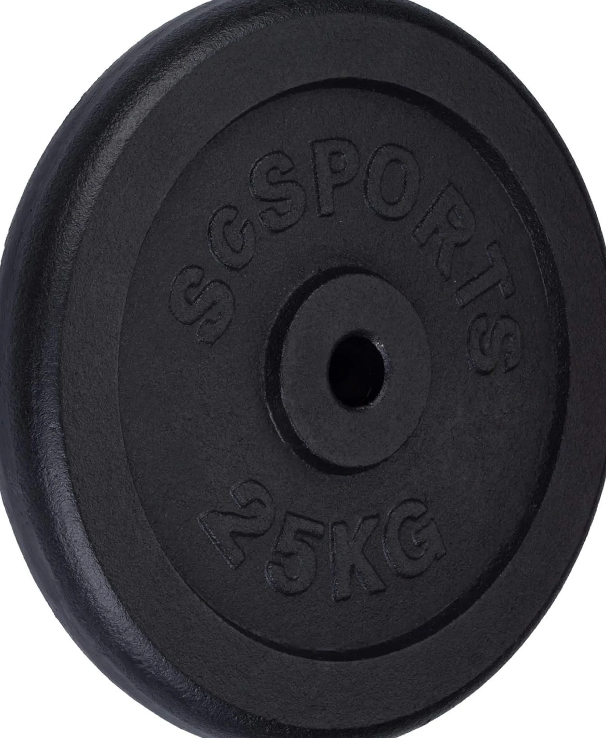 ScSports Hantelscheibe Gusseisen 20 - 120 kg Schwarz Hot