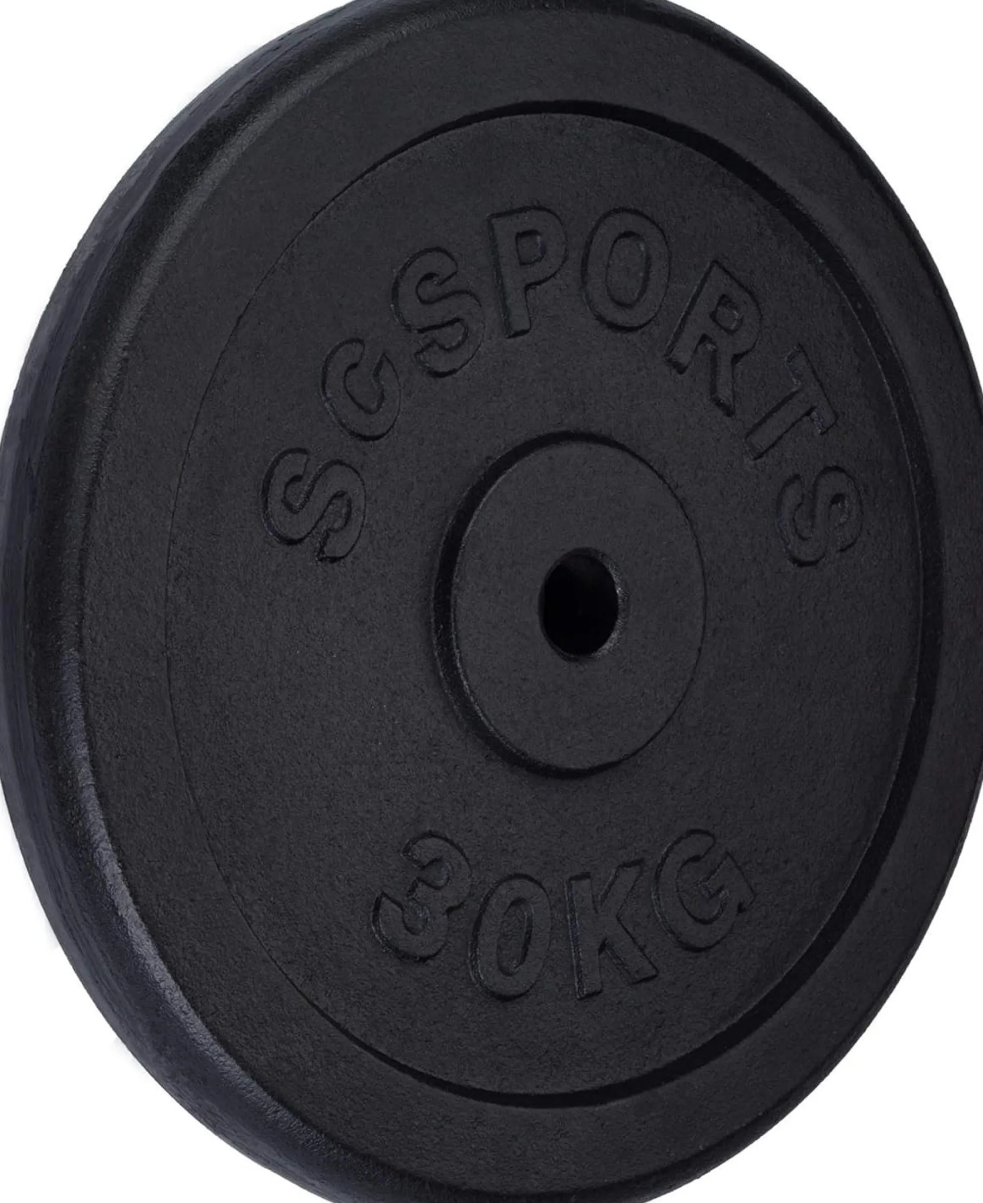 ScSports Hantelscheibe Gusseisen 20 - 120 kg Schwarz Best