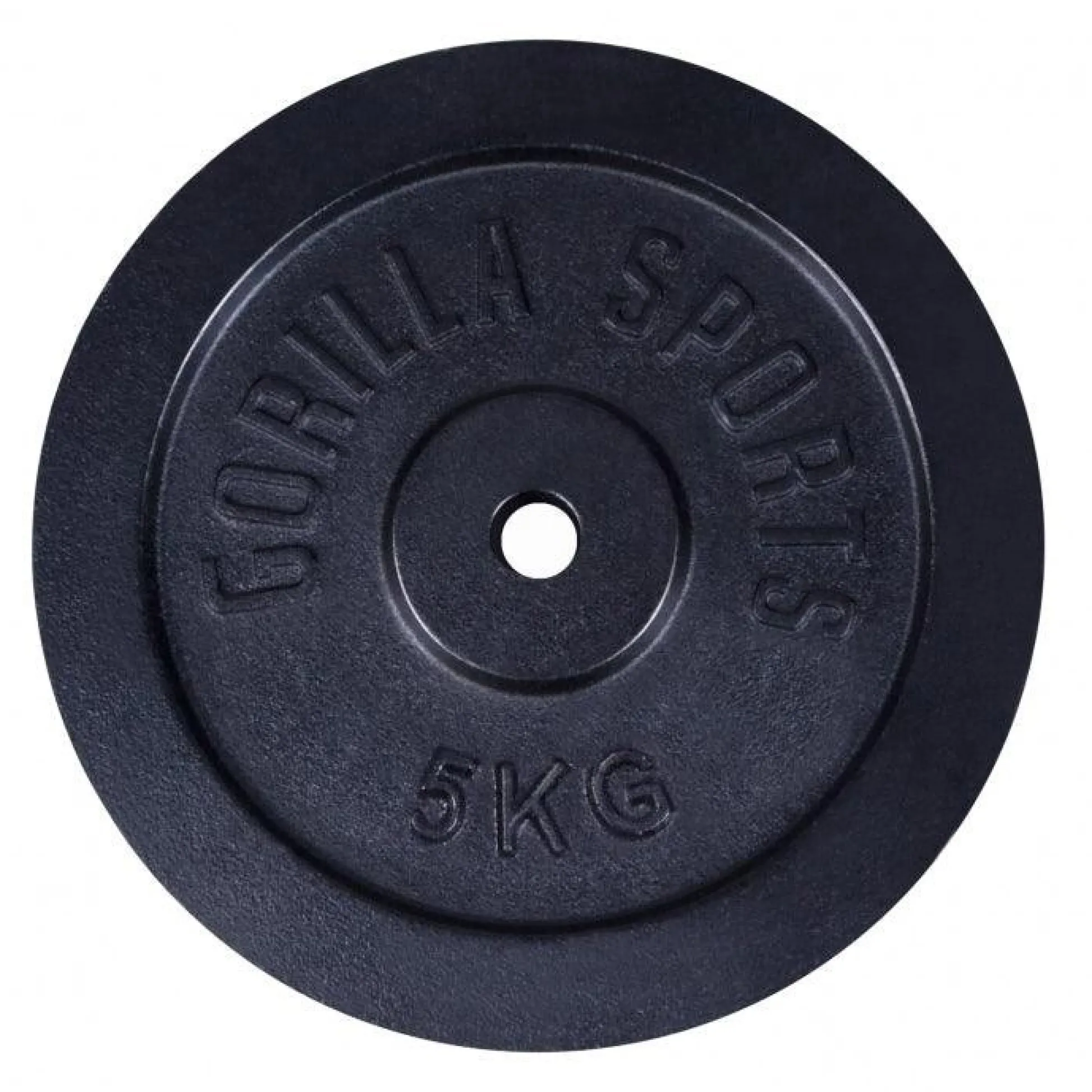 Gorilla Sports Hantelscheibe Gusseisen 0,5 - 30 kg Schwarz Sale