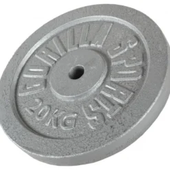 Gorilla Sports Hantelscheibe Gusseisen 0,5 - 30 kg Silber Online