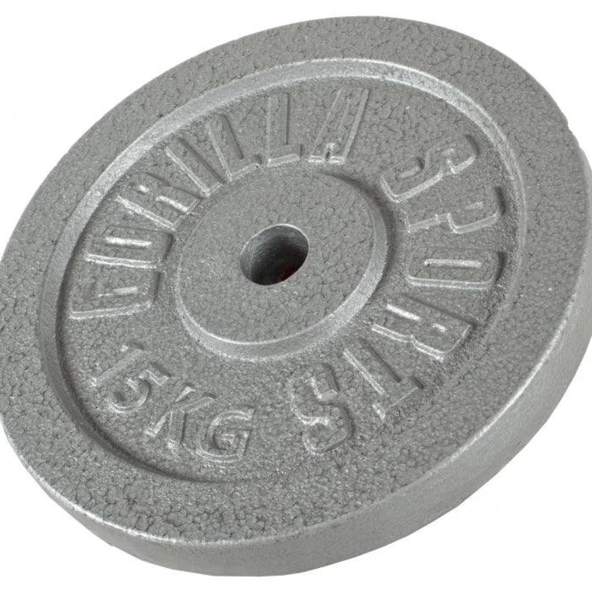 Gorilla Sports Hantelscheibe Gusseisen 0,5 - 30 kg Silber Sale