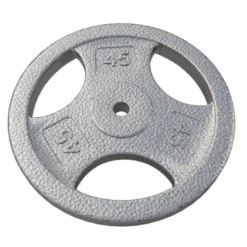 Gorilla Sports Hantelscheibe Guss Gripper - 2,5-45 lb (1,1-20,4 kg), 1