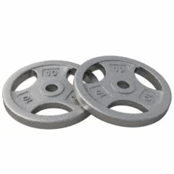 Gorilla Sports Hantelscheibe Guss Gripper - 2,5-45 lb (1,1-20,4 kg), 1