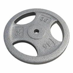 Gorilla Sports Hantelscheibe Guss Gripper - 2,5-45 lb (1,1-20,4 kg), 1
