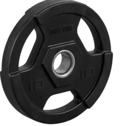Gorilla Sports Hantelscheibe Kunststoff Gripper Olympia PRO 1,25 - 25 kg Schwarz Online