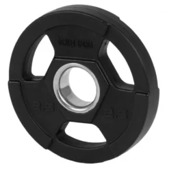 Gorilla Sports Hantelscheibe Kunststoff Gripper Olympia PRO 1,25 - 25 kg Schwarz Sale