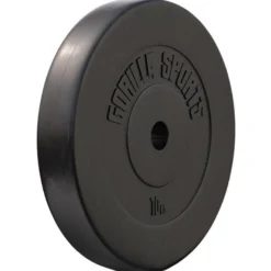 Gorilla Sports Hantelscheibe Kunststoff 1,25 - 15 kg Schwarz