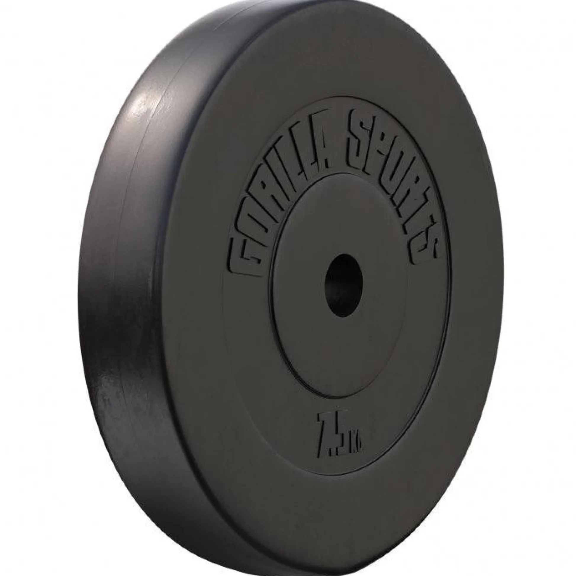 Gorilla Sports Hantelscheibe Kunststoff 1,25 - 15 kg Schwarz