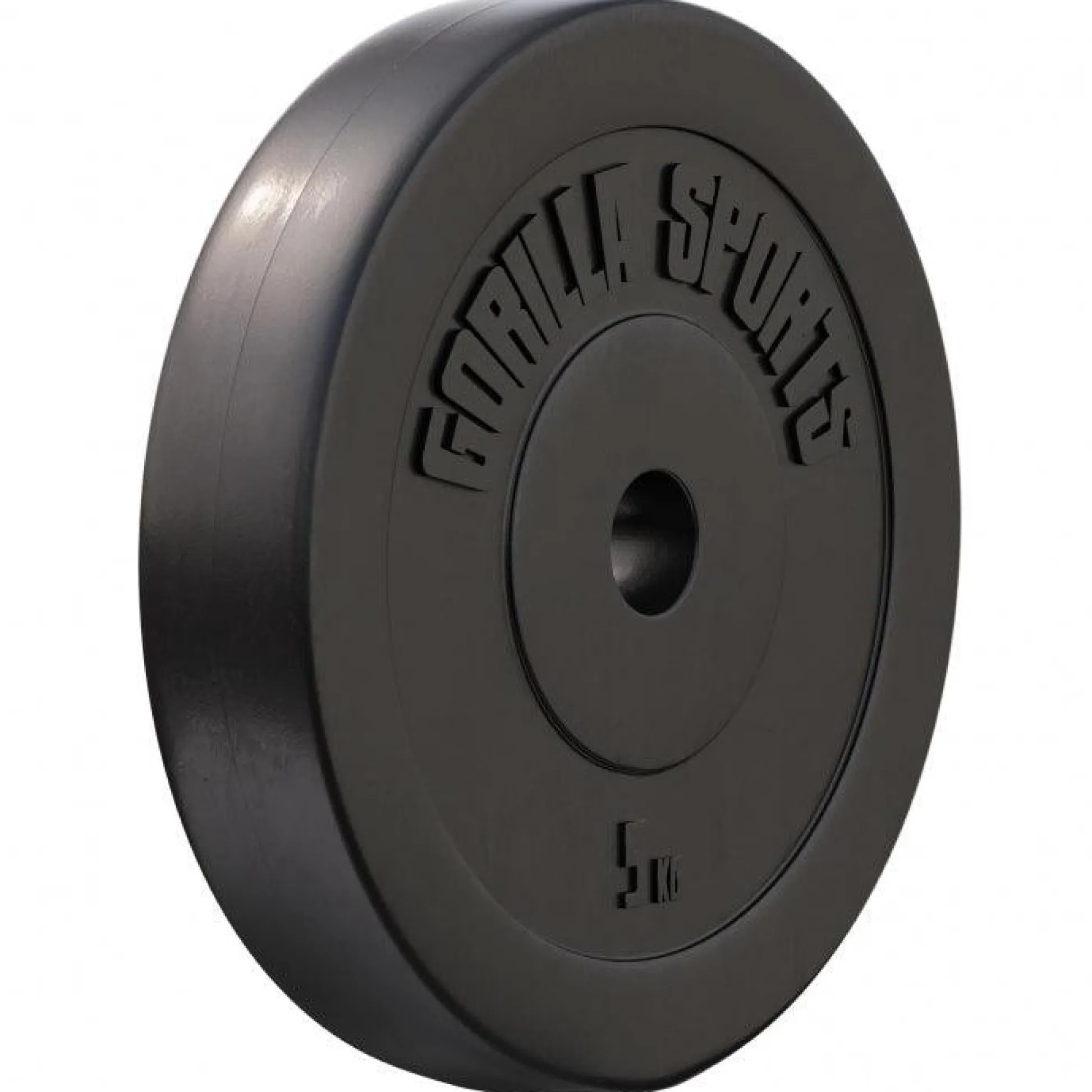 Gorilla Sports Hantelscheibe Kunststoff 1,25 - 15 kg Schwarz Online