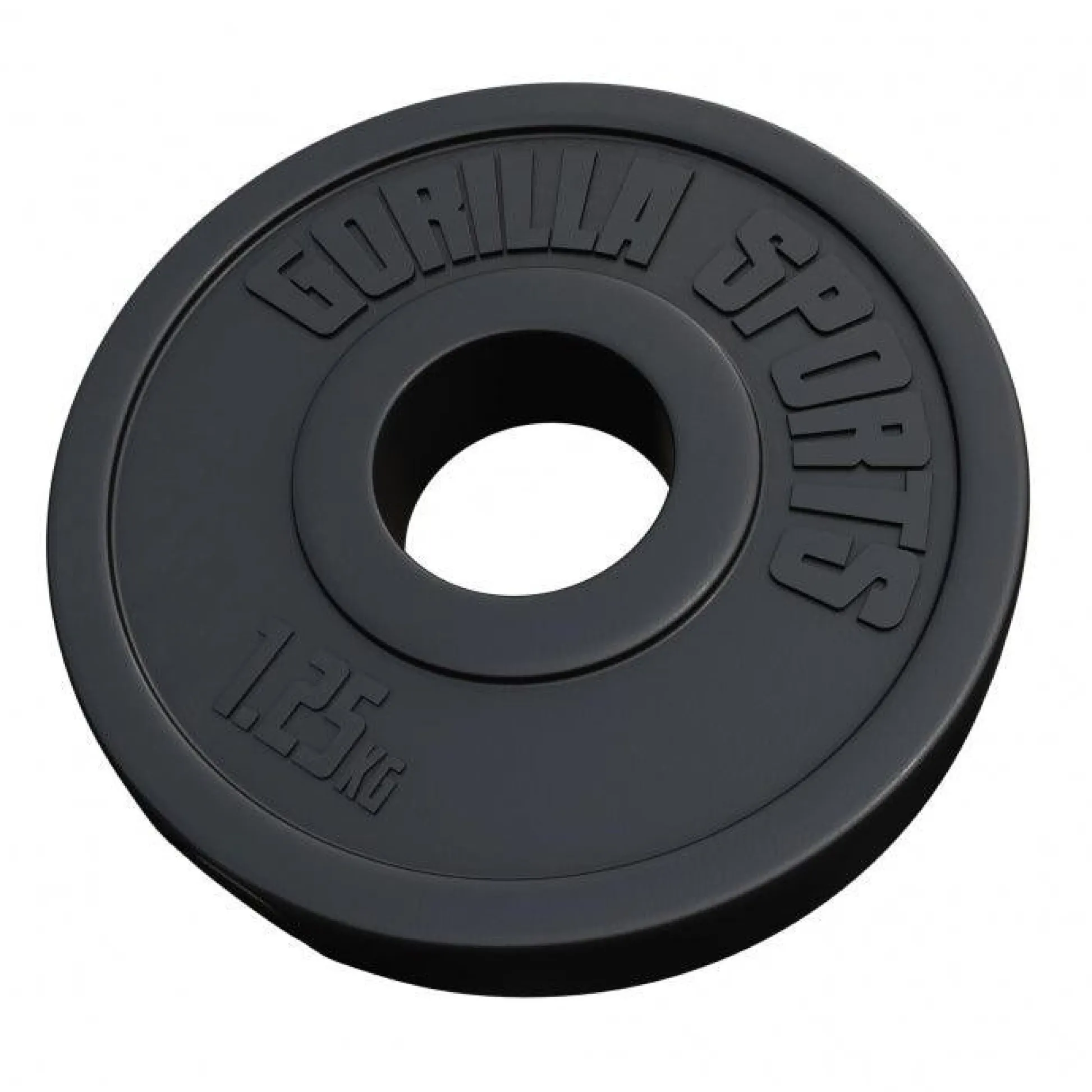 Gorilla Sports Hantelscheibe Kunststoff Olympia 1,25 - 15 kg Schwarz Online