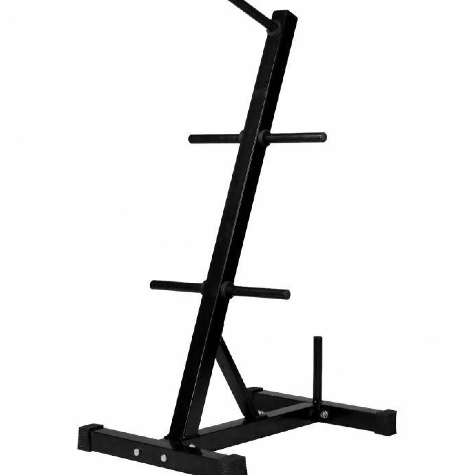 Gorilla Sports Hantelscheiben Set Gusseisen inkl, Hantelscheibenständer Schwarz / Silber Online