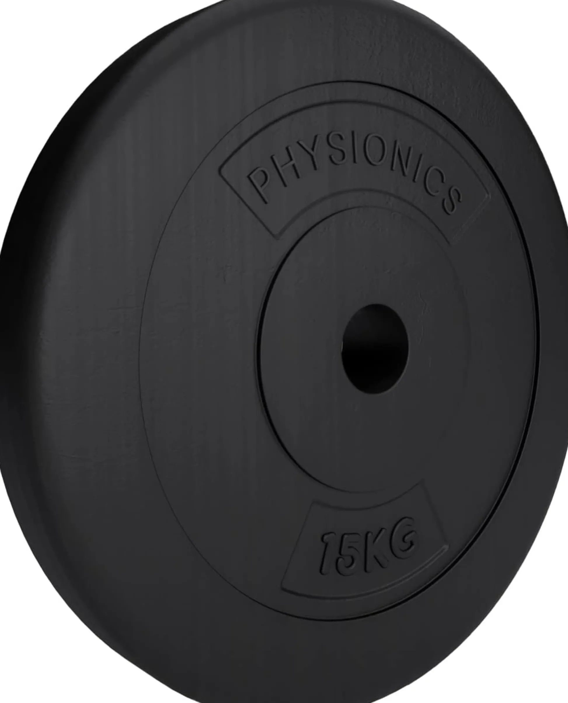 Physionics Hantelscheiben Set Kunststoff 5 - 30 kg 30 mm Schwarz Best