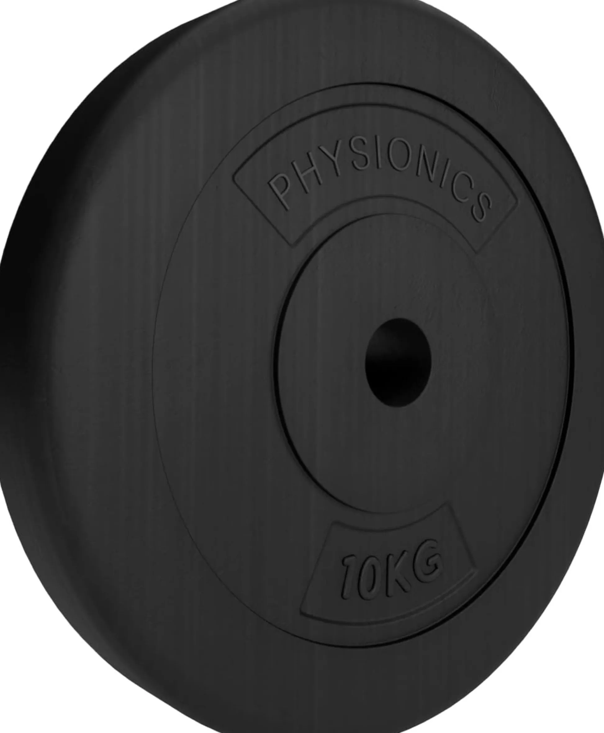 Physionics Hantelscheiben Set Kunststoff 5 - 30 kg 30 mm Schwarz Clearance