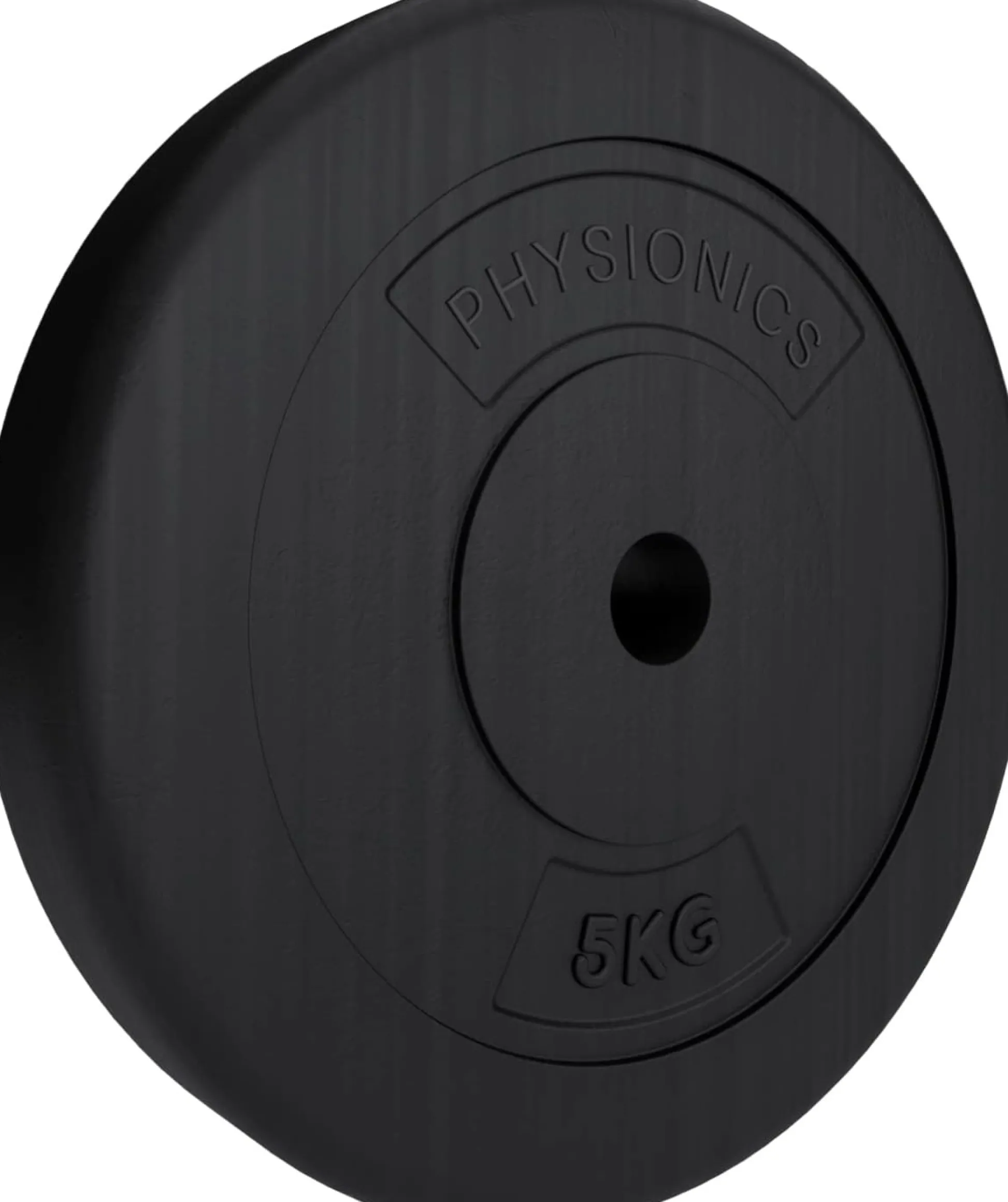 Physionics Hantelscheiben Set Kunststoff 5 - 30 kg 30 mm Schwarz Outlet