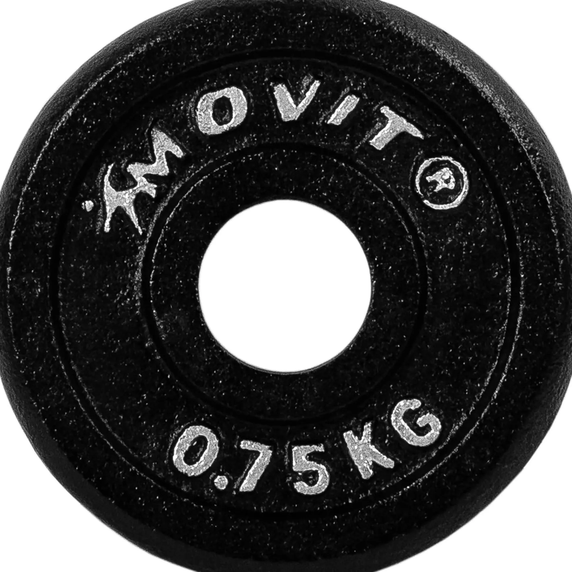 MOVIT Hantelscheiben Set 30/31 mm 2 - 40 kg Schwarz