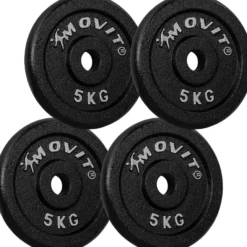 MOVIT Hantelscheiben Set 30/31 mm 2 - 40 kg Schwarz Clearance