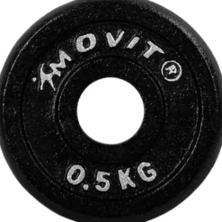 MOVIT Hantelscheiben Set 30/31 mm 2 - 40 kg Schwarz Outlet