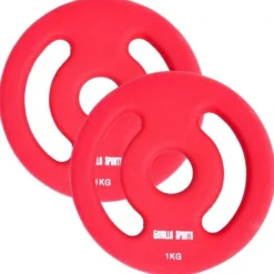 Gorilla Sports Hantelscheiben Set Neopren 2 - 10 kg Grün Sale